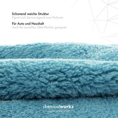 ChemicalWorkz - Edgeless Soft Touch Premium Towel blue - Poliertuch blau 40x40cm 500GSM_3