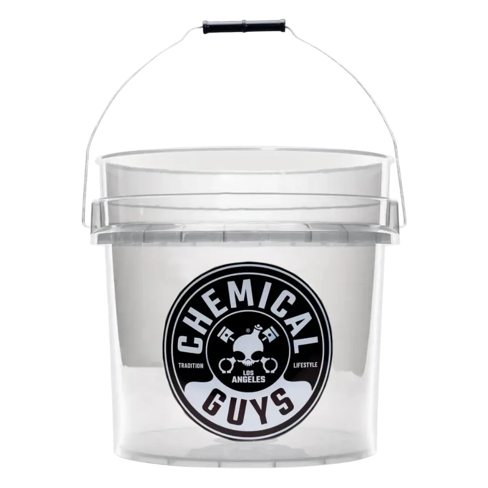 Chemical Guys - 4,25-Gallonen-Wascheimer Ultra Clear mit Logo
