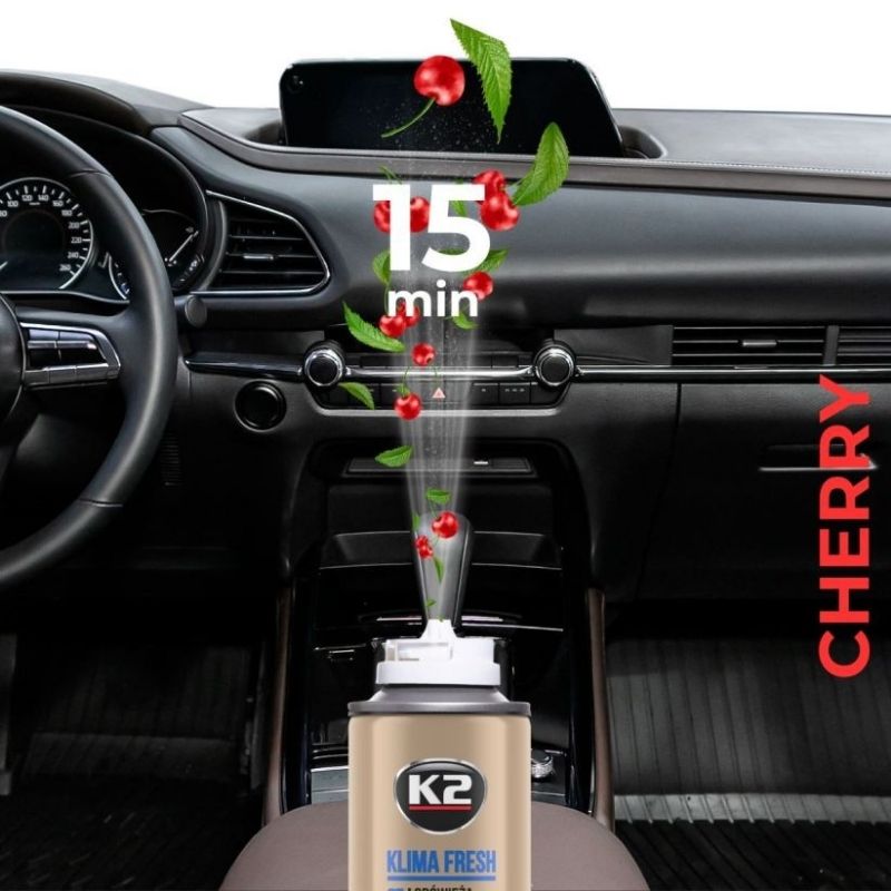 K2 - Klima Fresh Cherry - Klimareiniger und Desinfektion Kirschduft 150ml_5