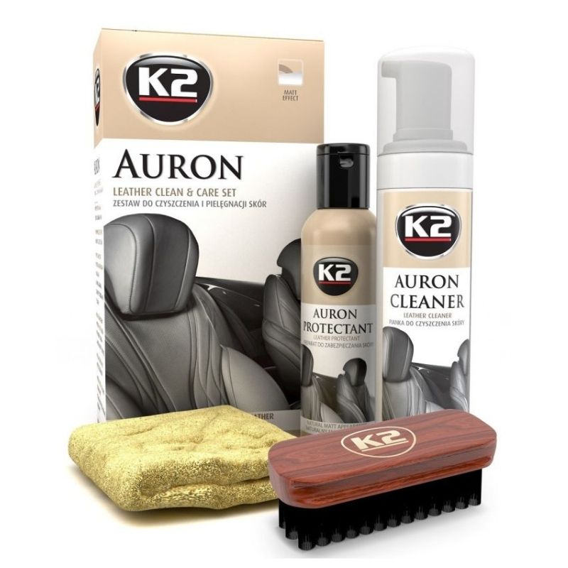 K2 - Auron Mild Set - Lederpflegeset für stark verschmutzte Leder