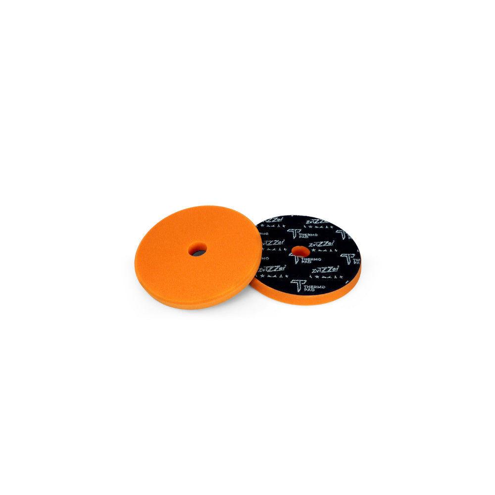 ZviZZer - Thermo Trapez Medium Cut Pad orange - One-Step-Pad orange 75mm_2